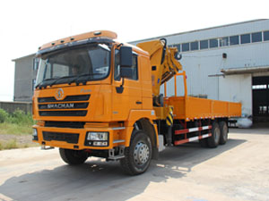 shacman crane truck