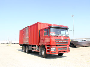 shacman steel box truck