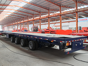 4 Axles Extendable semi trailer for windmill blade