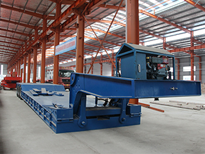 Removable Gooseneck Detach Lowbed Truck