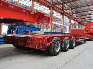 100ton 3 Lines 6 Axles Lowboy trailer