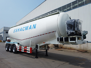 3 Axles 45 cubic meter bulk cement tanker trailer with 50 ton payload capacity